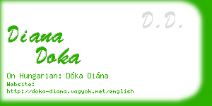 diana doka business card